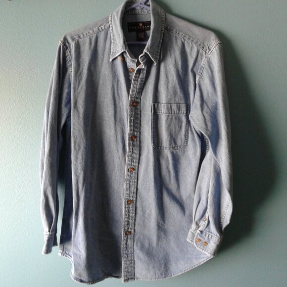 Consensus Sportswear Mens Denim Shirt Size Medium - Picture 1 of 3